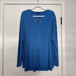 Tommy Hilfiger Royal Blue Long Sleeve Top